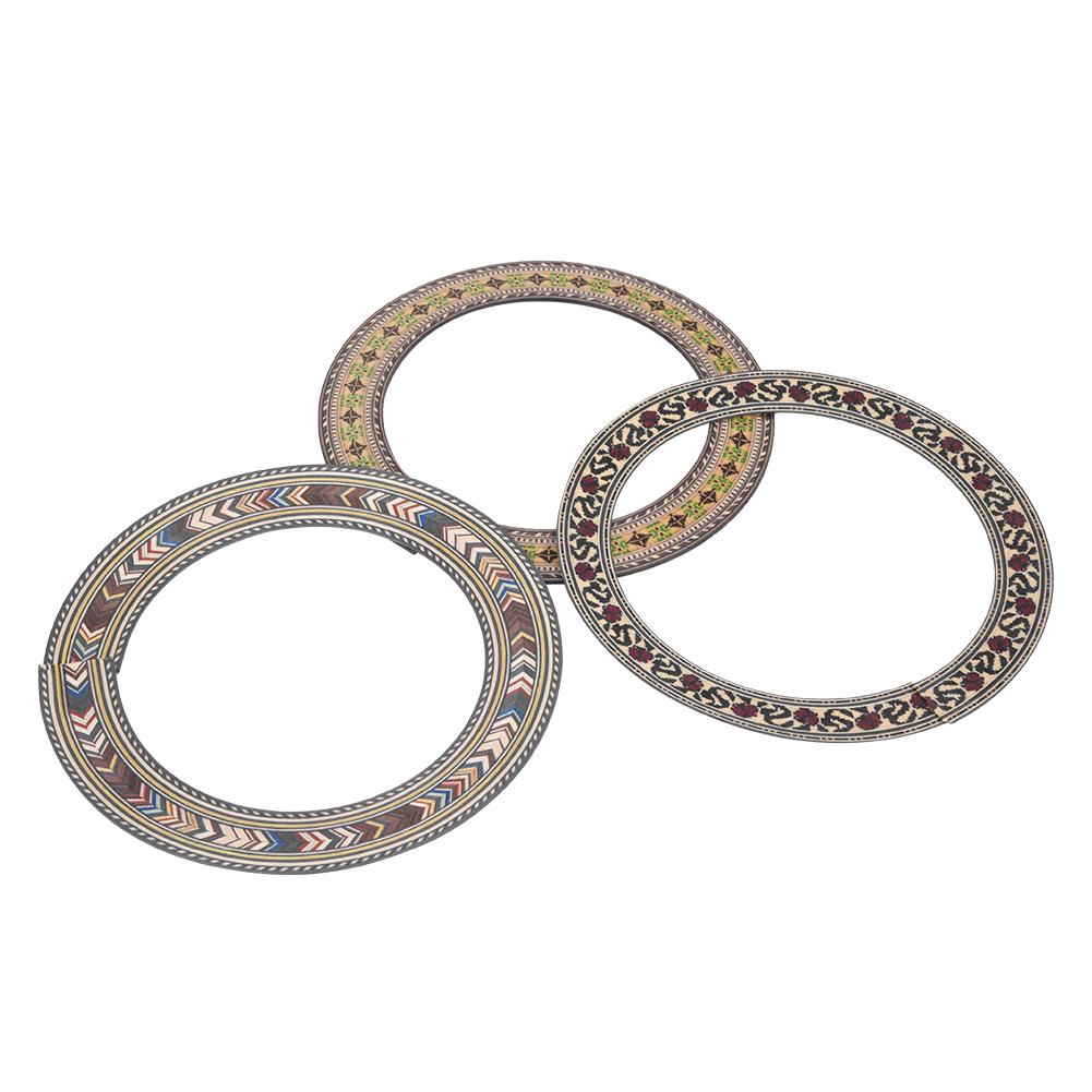 3Pcs Guitar Sound Hole Inlay Classical Acoustic Guitars Musical Instrument Accessories