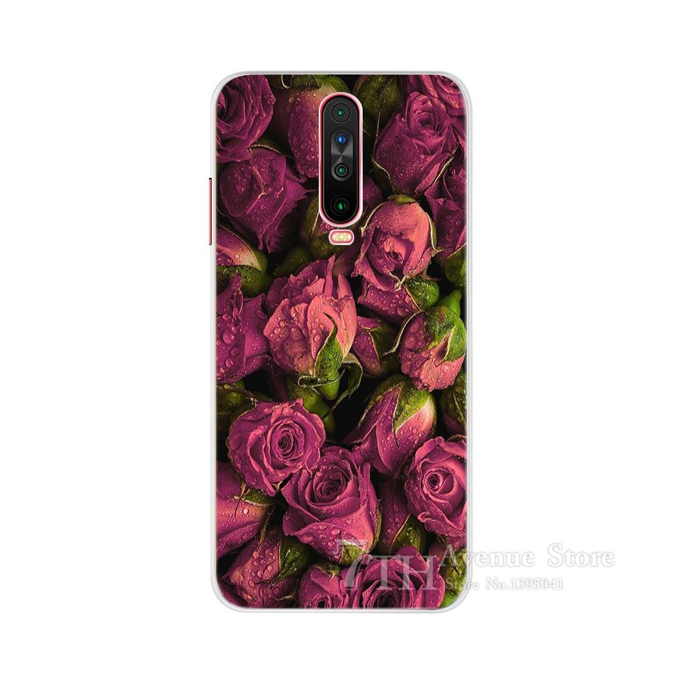 Silicone Case For Xiaomi Poco X2 Back Cover Marble Printed Soft TPU Phone Case For Xiaomi Poco X2 Redmi K30 K 30 5G Cases Bumper