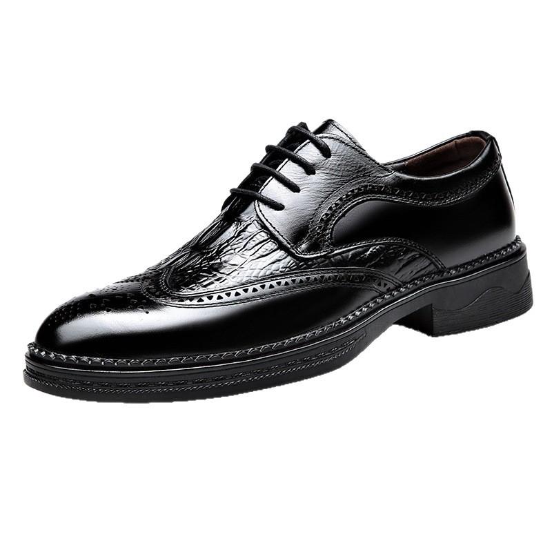 Leather Shoes Men's Leather Business Dress Shoes Casual Shoes British Wedding Shoes Driving Men's Leather Shoes