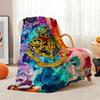 Harry Potter Magical World Printed Flannel Blanket Soft Warm Fleece Blanket For Living Room Office Nap Home Decor Great Holiday Gift