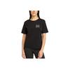 Timberland Rückenaufdruck Outdoor Atmungsaktiv Geruchsresistent Kurzarm T-Shirt Damen Tops Schwarz A65VB-001