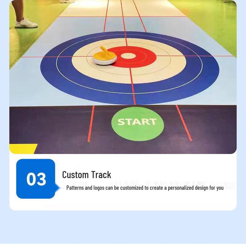 Junchu 1.8x10m Professional Ice Curling Table Set