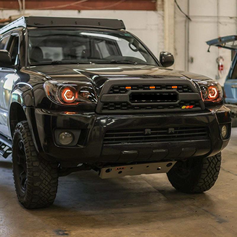 For Toyota 4Runner 2006 2007 2008 2009 TRD Pro Style High Quality ABS Car Front Grille With LED Light Grill