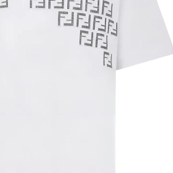 Fendi FW22 Monogram Print T-shirt Men's White