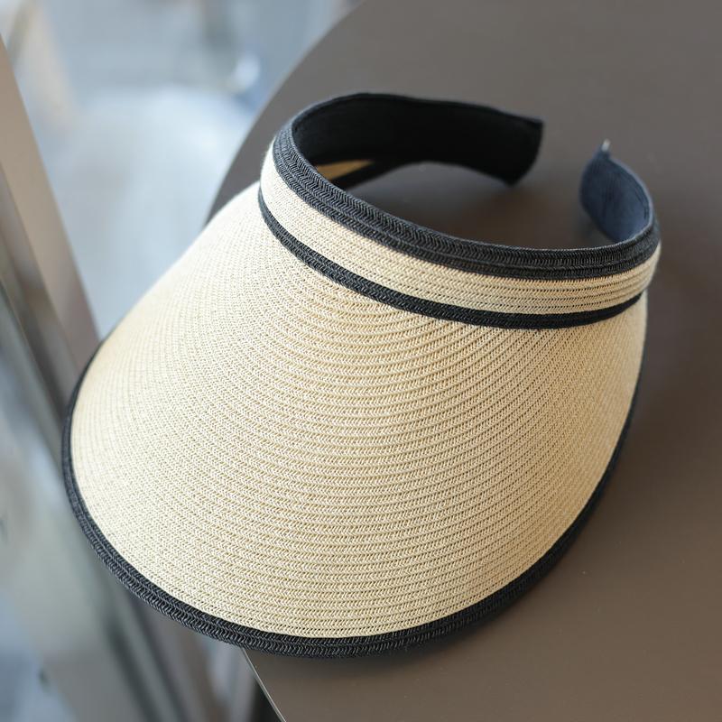 

Заколка Пустая шляпа-цилиндр Детская летняя уличная защита от солнца Солнечная шляпа Широкие поля Защита от УФ-лучей Солнечная шляпа Соломенная шляпа с крышей Elastic headband