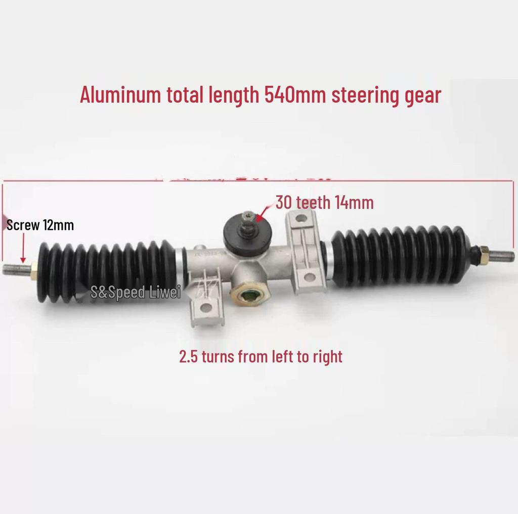 DIY Go-Kart & ATV Steering Gear: Iron & Aluminum Accessories