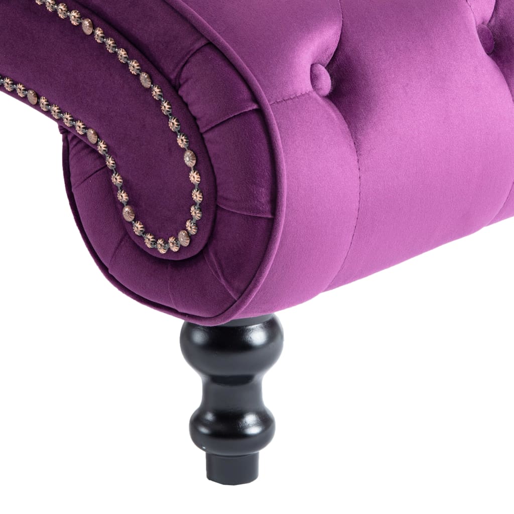 Chaiselongue Lila Velvet