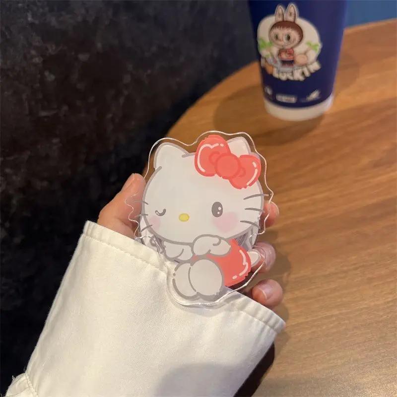 Korea INS Stil Niedlich Lustig Cartoon KT Katze Pop-socket Stark Magnetisch Handy Griptok Ständer für Magsafe IPhone17 Pro Max Faltbarer Halter Halterung