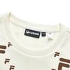 Fila Fusion Logo Print Crewneck Sweatshirt Unisex Sweatshirt Antique-White T11U316203FIV
