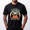 Leveling Up To Big Brother 2025 Funny Gamer Vintage Kids Men Funny T Shirts Men Couples Cotton T Shirt Men Tops  Tees