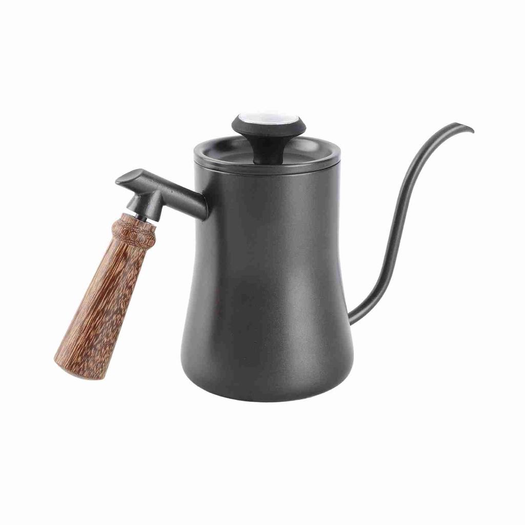 550ml Gooseneck Coffee Kettle Pour Over Coffee Maker with Thermometer Filter