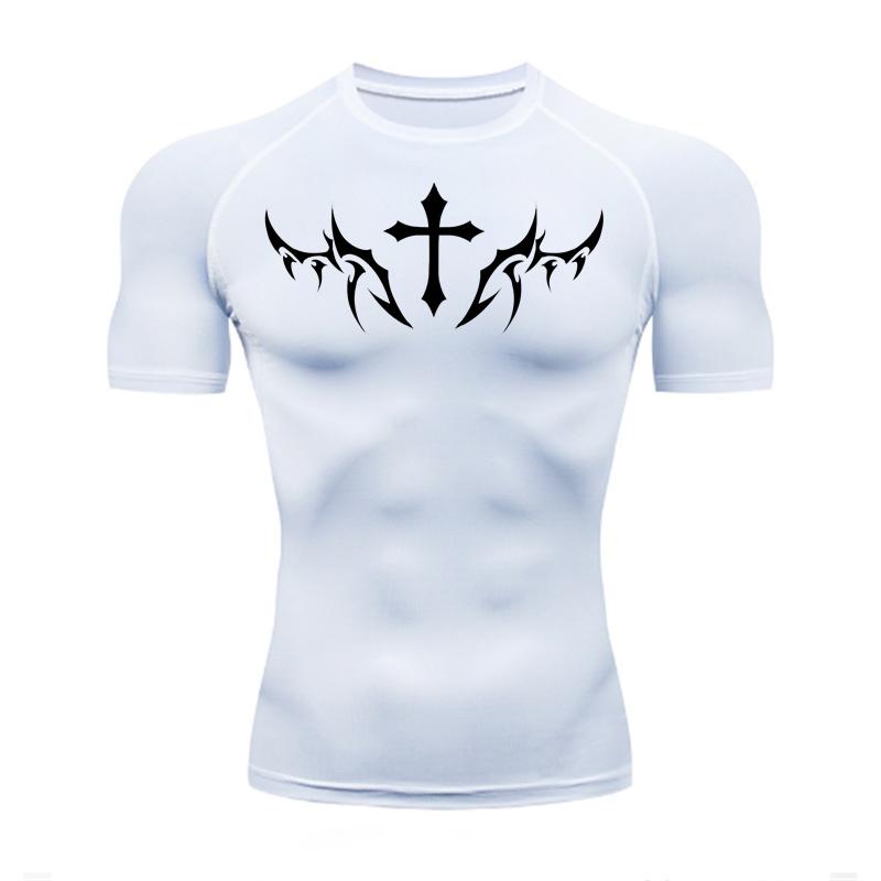 Tight Fitting Men's Sportswear Moisture-Wicking Running And Fitness Quick Drying Summer Top Versatile Minimalist Casual And Fashionable