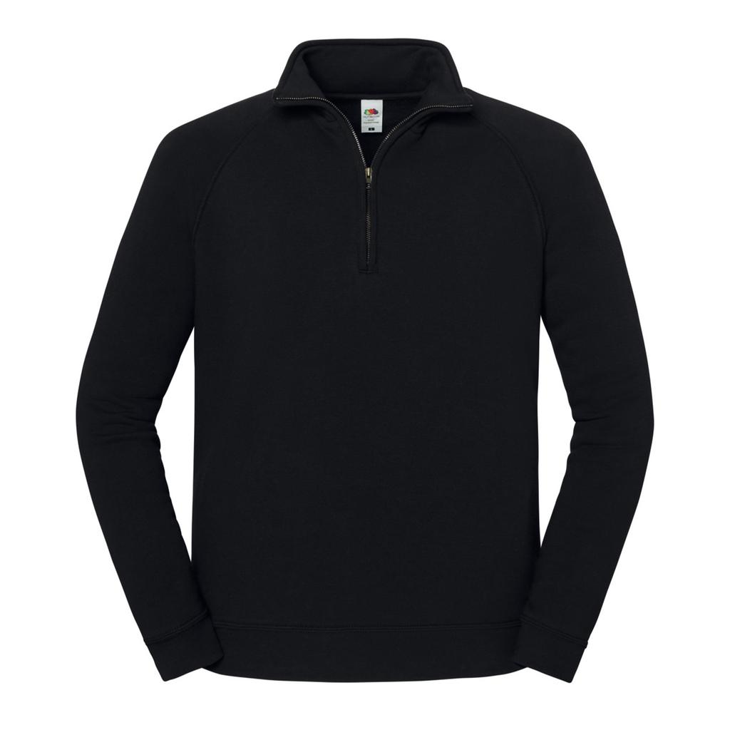 Fruit of the Loom Mens Iconic Premium Quarter Zip Sweatshirt