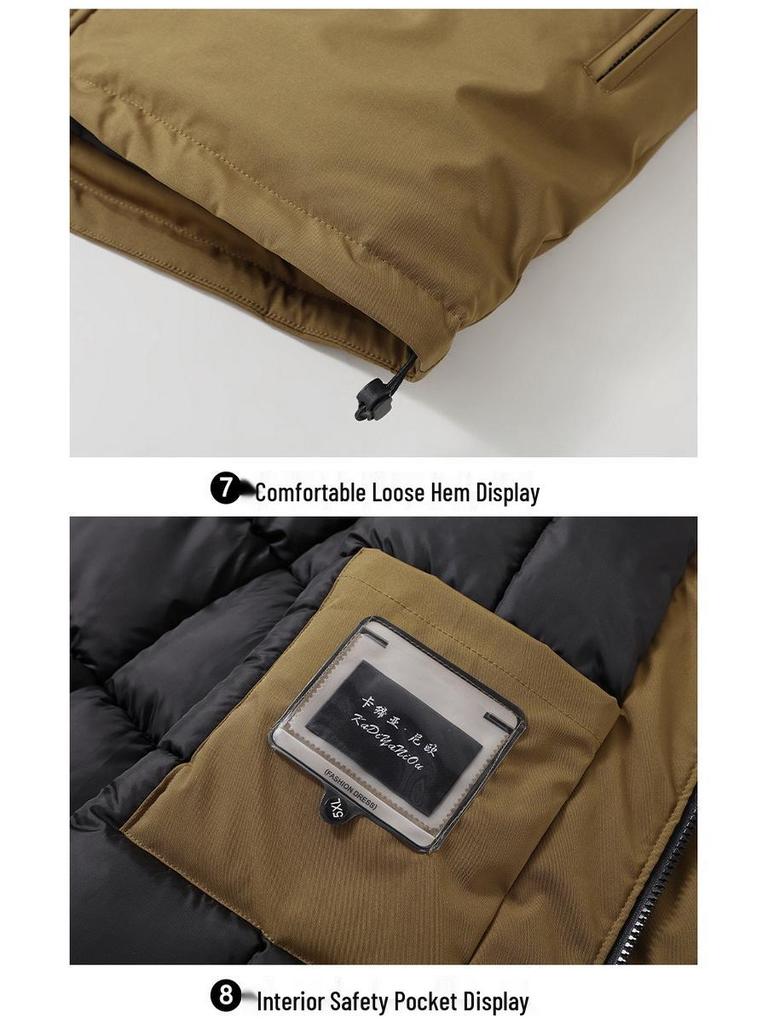 Veste d'hiver épaisse en coton pour homme grande taille 2025 - Vêtement d'extérieur chaud, protection contre le froid