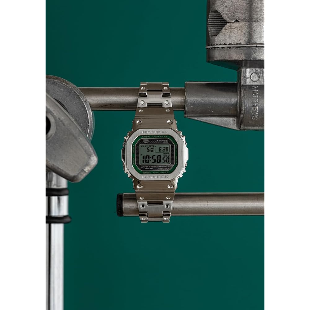 Casio G-Shock GMW-B5000D-3JF Full Metal Bluetooth Solar Watch Men's Silver