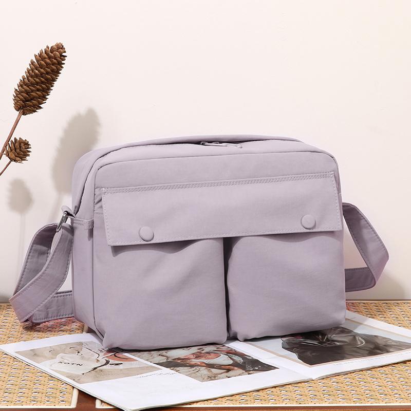 New Storage Lightweight Single Crossbody Bags Solid Nyl Yoga Fitness Women's Shoulder Bag Dry Wet Separati Swimming Tote Bag