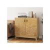 Freestanding Sideboard - MUVOE - 2 Doors - Solid Wood - Adjustable - Contemporary Design