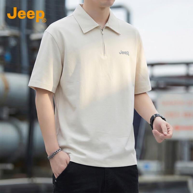JEEP Men s Half-Zip Polo Shirt XL