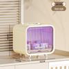 Desktop Cup Holder & Dustproof Storage Shelf