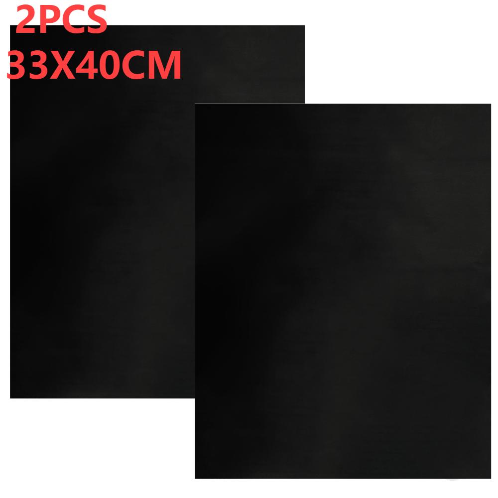 1-5PCS 40x50/33X40cm Oven Liners Grill Mat On Stick BBQ Grill Liners Reusable Arbecue Baking Liners Cook Pad Microwave Oven Tool