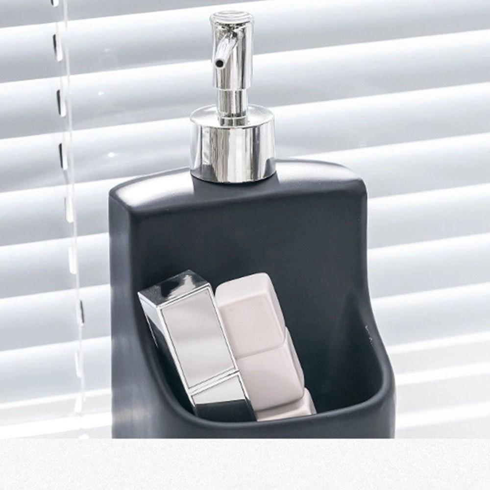 Ceramic Dish Liquid Dispenser 2in1 Refillable Lotion Bottles Ceramic Soap Dispenser  Hotels