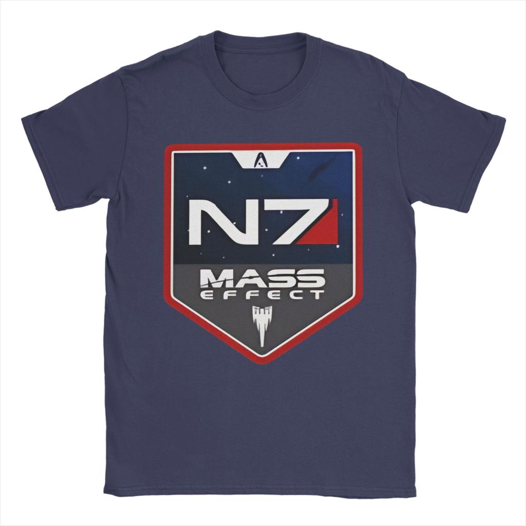 Mass Effect N7 TShirt Men  Vintage TShirts Summer O Neck Harajuku Tee Shirt Casual Oversized Clothes