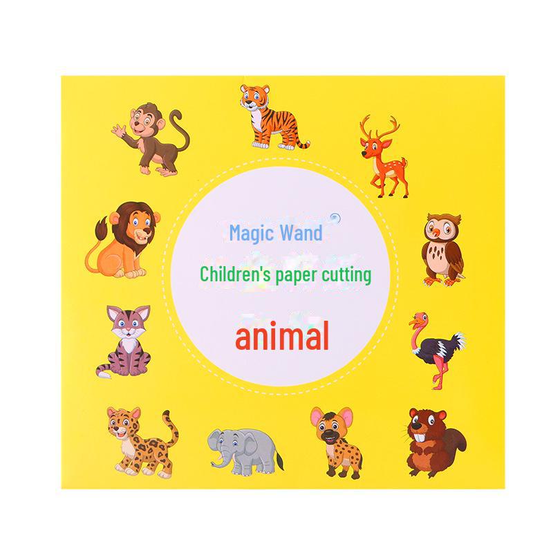 Fun Educational Paper Cutting Craft Set for Kids 3-6 Years