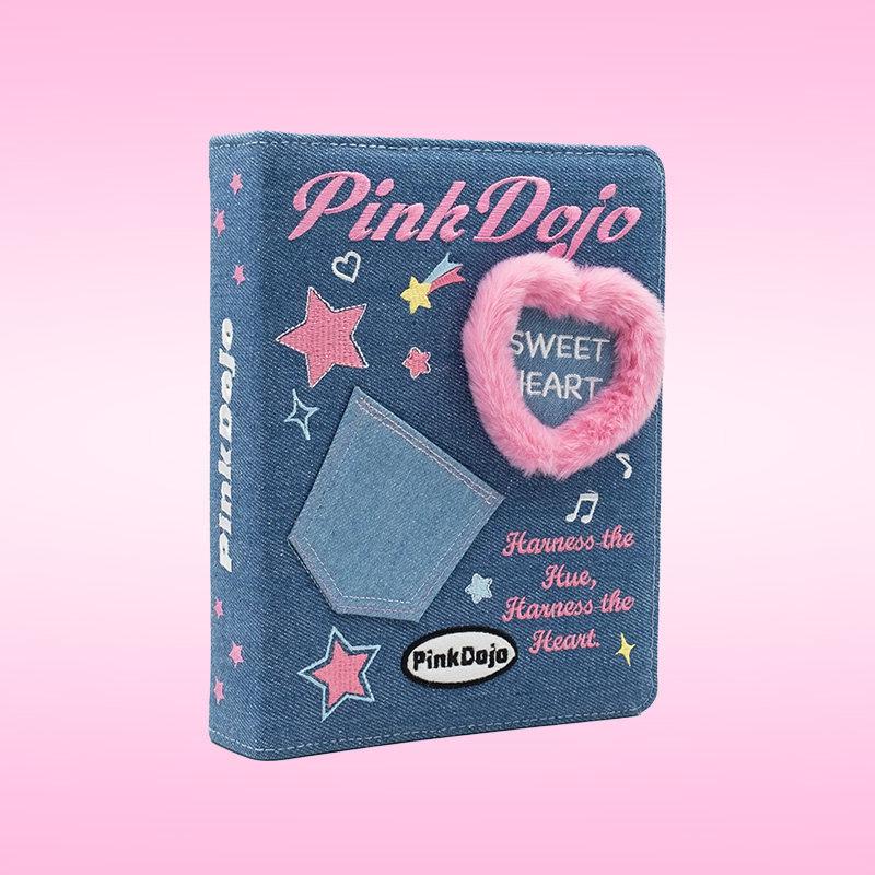 Y2K Denim A5 Photo Album 3 Inch Card Refillable Binder K-pop Photocard Holder for Fans Polaroid Picture Collecting