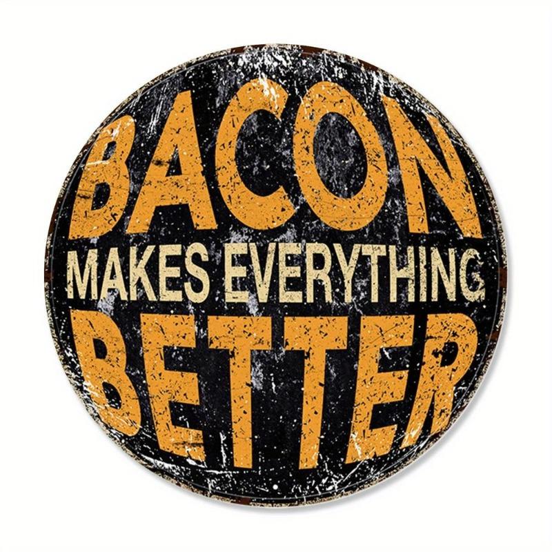 2D Flat Hanging Decorative Metal Sign Hand Painted Art