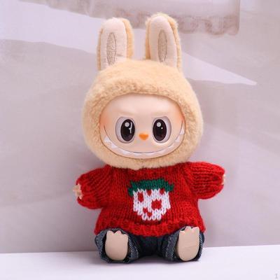 15cm - 17cm Doll Apparel Set with Sweater And Jeans for Plush Toys