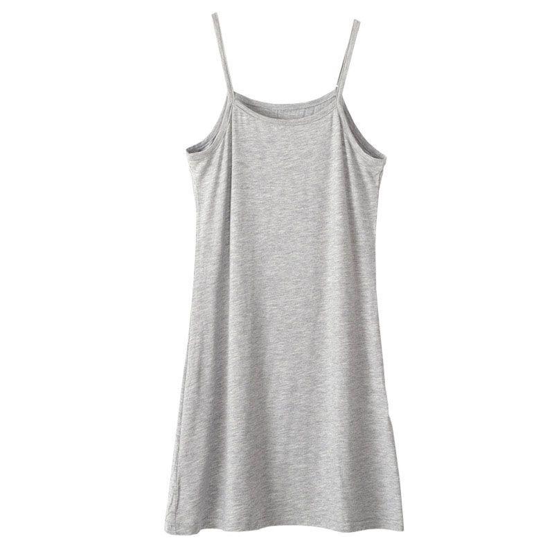 Elegant Women Tank Top Cami Dress With Adjustable Spaghetti Straps For Comfort