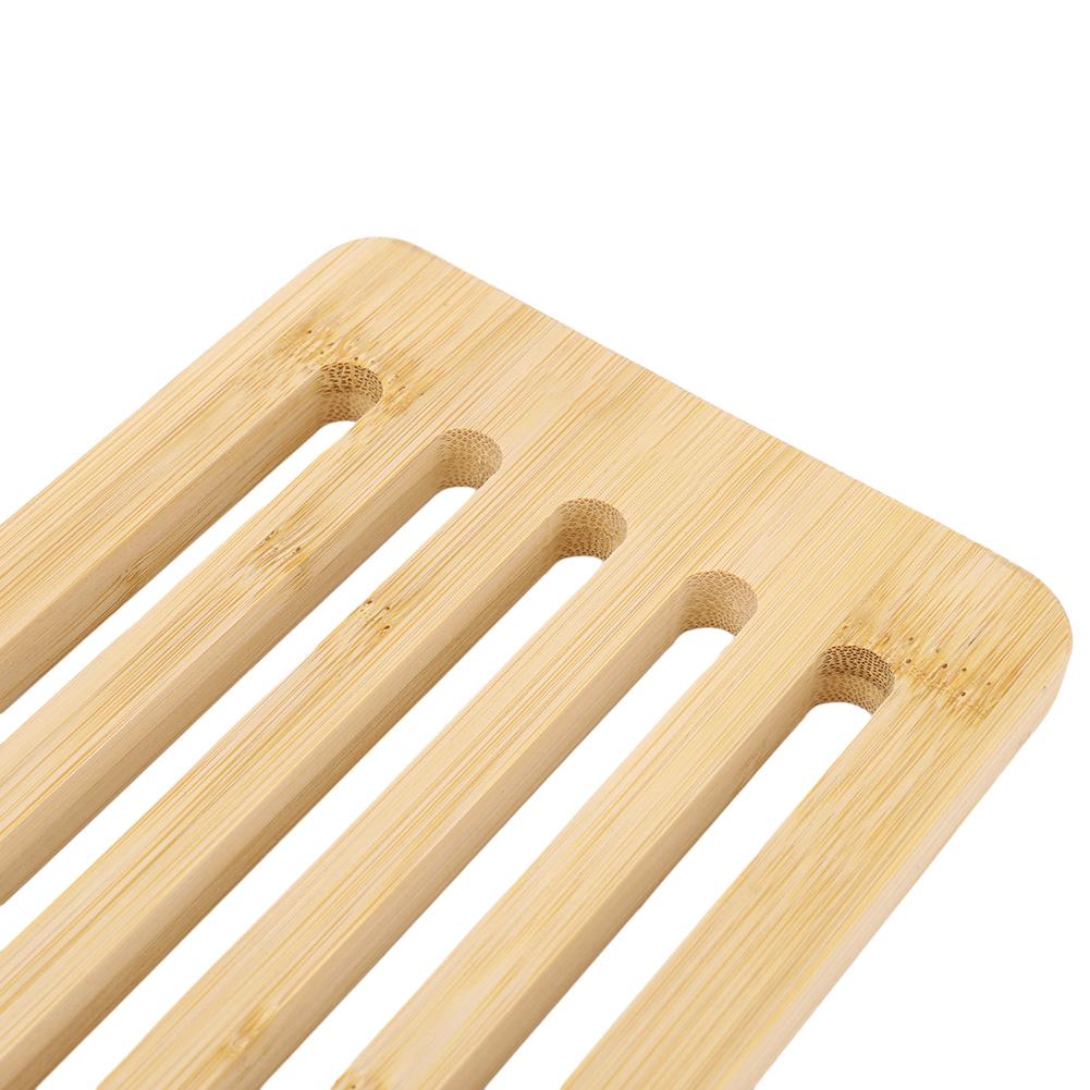 2Pcs Bamboo Tea Tray with Storage Bag Portable Cutting Board Bamboo Chopping Board for Serving Wood Decorative Table Cup Storage