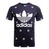Originals 3S AOP Letter Pullover Comfortable Short Sleeve T-Shirt Men Tops Navy-Blue AZ1063