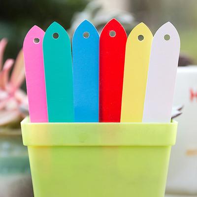 100Pcs Plant Labels High Toughness Anti-deform Plastic Plant Tags Potted Flower Classification Sign Marks for Yard