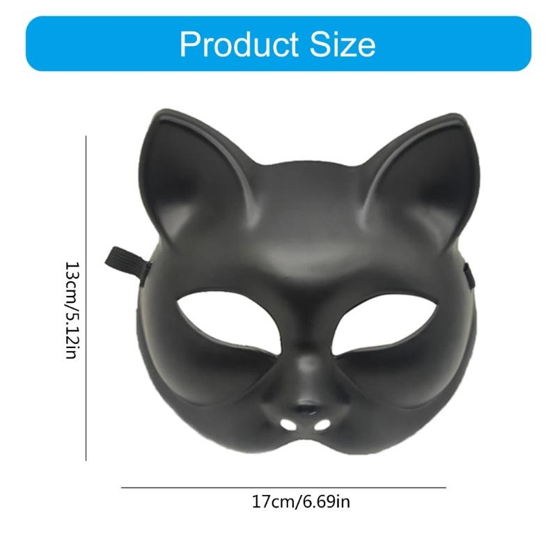 Cats Mask Carnival Mask Animal Mask Half Face Mask Masquerade Mask Dress Up Mask Halloween Party Mask