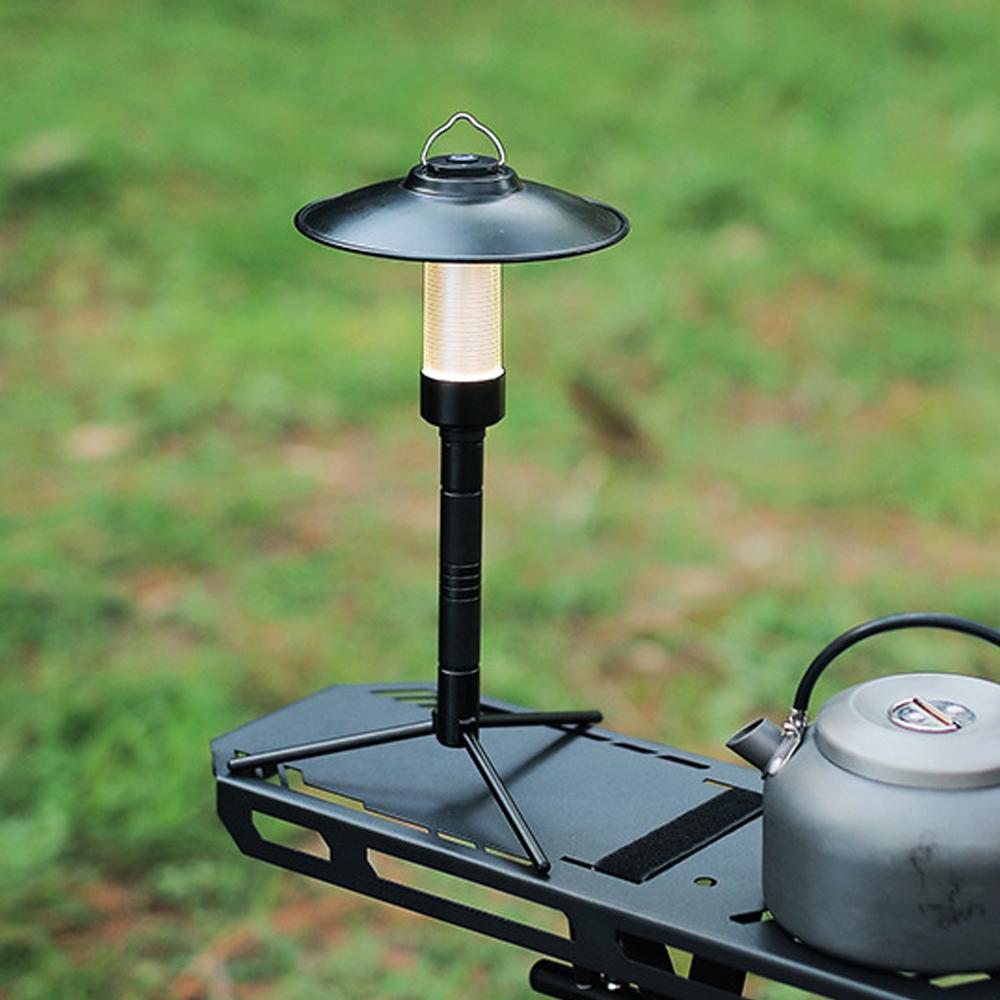 Lightweight Aluminum Alloy Light Holder Detachable Lamp Stand Outdoor Portable Lamp Holder with Tripod Multifunctional