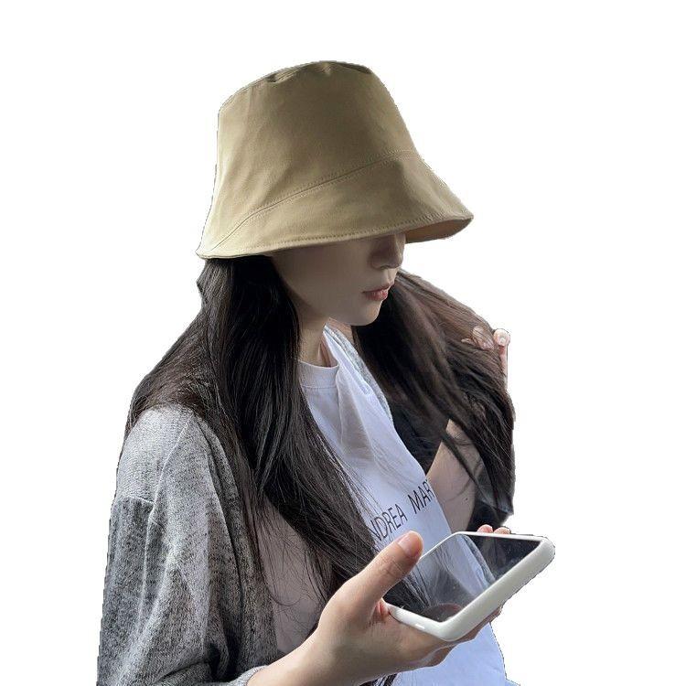 New Spring and Autumn Free Makeup Versatile Face Showing Small Bucket Basin Hat Fisherman Hat Women Japanese Sun Hat Women Sun Protection
