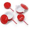 1/12 Miniature Pots Cooking Pot Set of 4 Dollhouse Kitchen Cookware Accessories