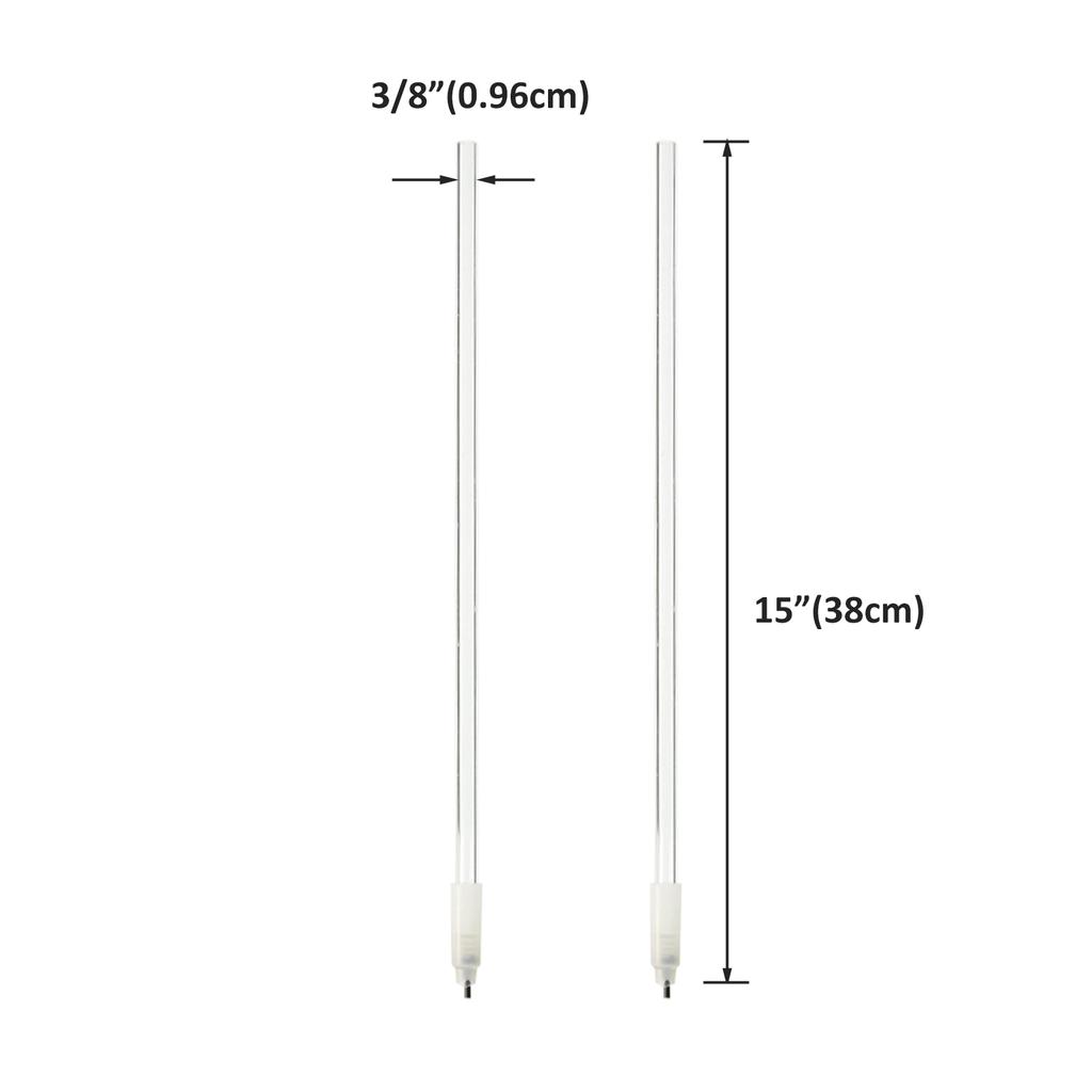 Plastic 3/8'' Bottle Filler w/ Spring Tip 15"Lengh Homebrew Beer Wine Spring Loaded Bottle Filler Prevents Splashing Bottling