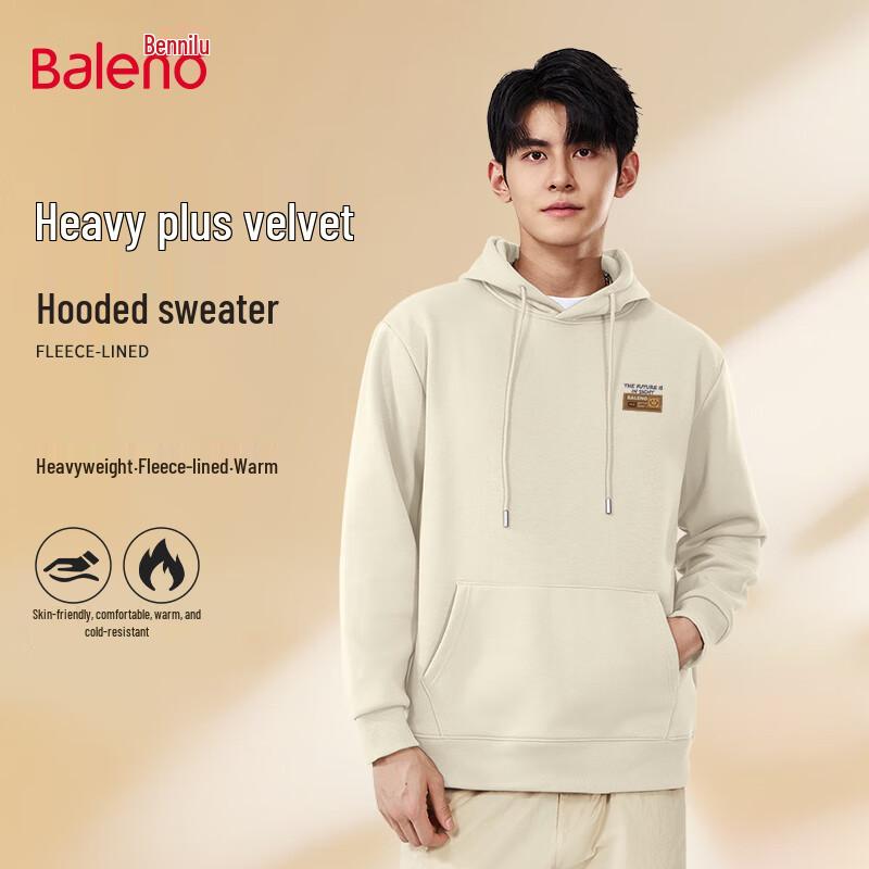 

Baleno Men s Winter Fleece Hooded Sweatshirt XL