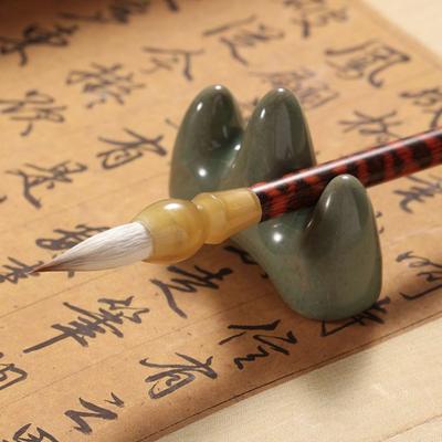 Pinceau de Calligraphie Chinoise Traditionnel Aquarelle à l'Huile Peinture à l'Huile Poil de Loup Pinceau à Écrire les Écritures Bois Pinceau de Peinture Artistique Artiste