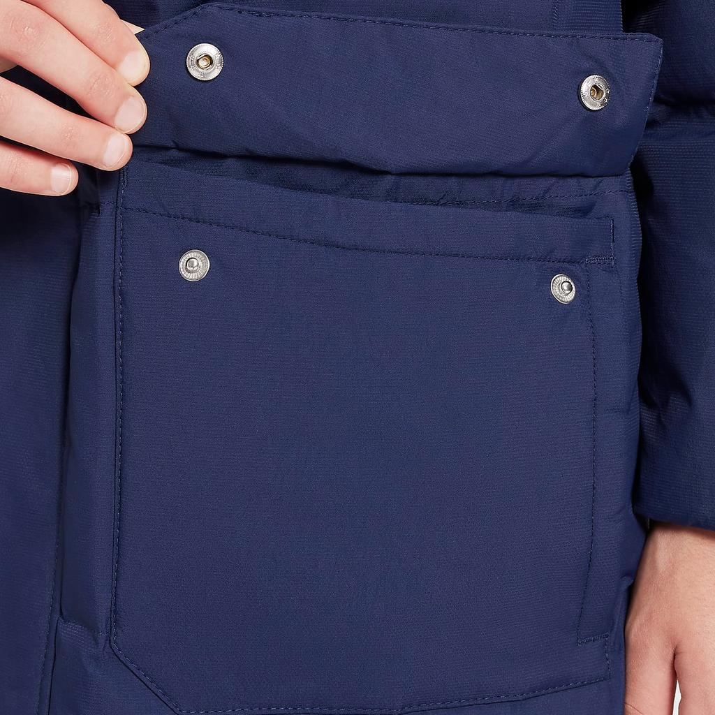 Nike Hooded Stylish Spliced Long Sleeve Comfortable Down Jacket Kids jackets Deep-Navy HQ7155-410