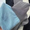 Female Spring and Autumn Fashion New Two Color Splicing Small High Tube Stack Socks