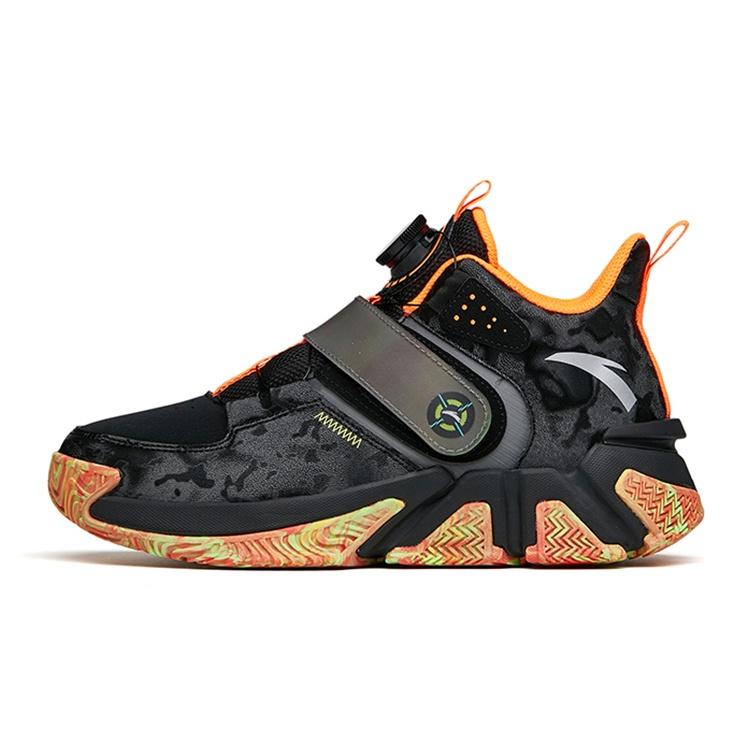 (GS) ANTA Sniper  Black Orange  Kids  312141102A-4 EU 34
