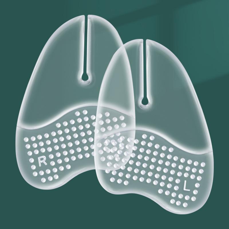 Шлепанцы Подушечка для пальцев ног Передняя подушечка Невидимая Самоклеящаяся Подушечка для подошвы в передней части стопы Зернистая Нескользящая Амортизирующая