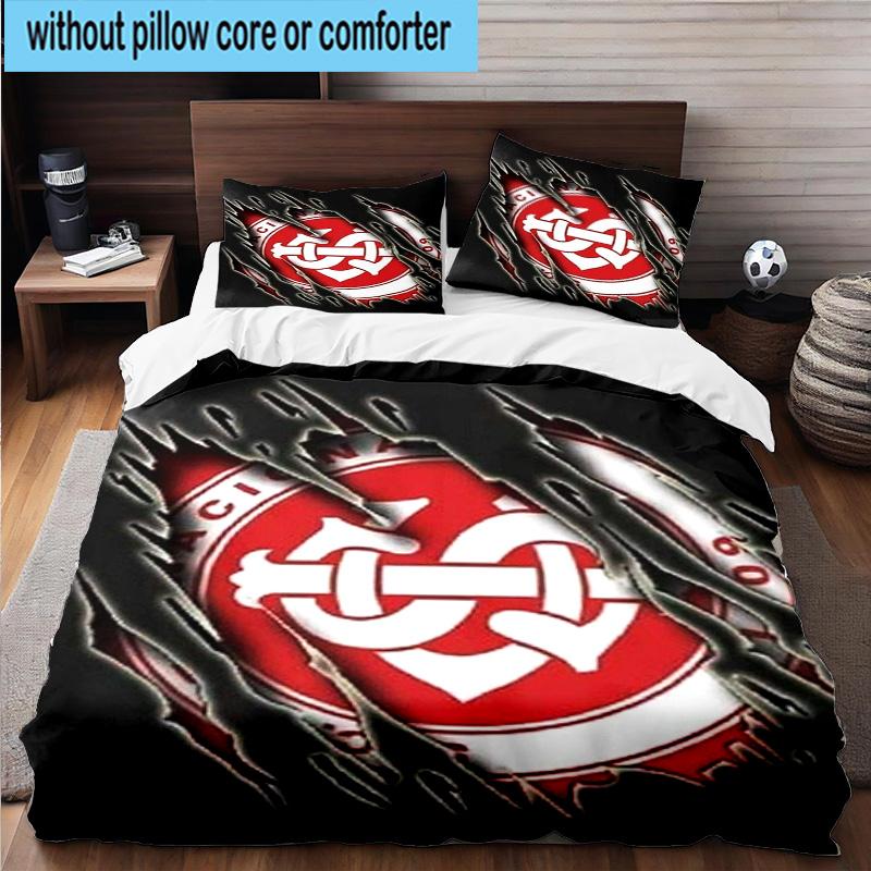 3pcs SC Internacional1 Printed Bedding Set Duvet Cover Closure Includes 1 Duvet Cover & 2 Pillowcases Bedding Sets Home Decor Gifts