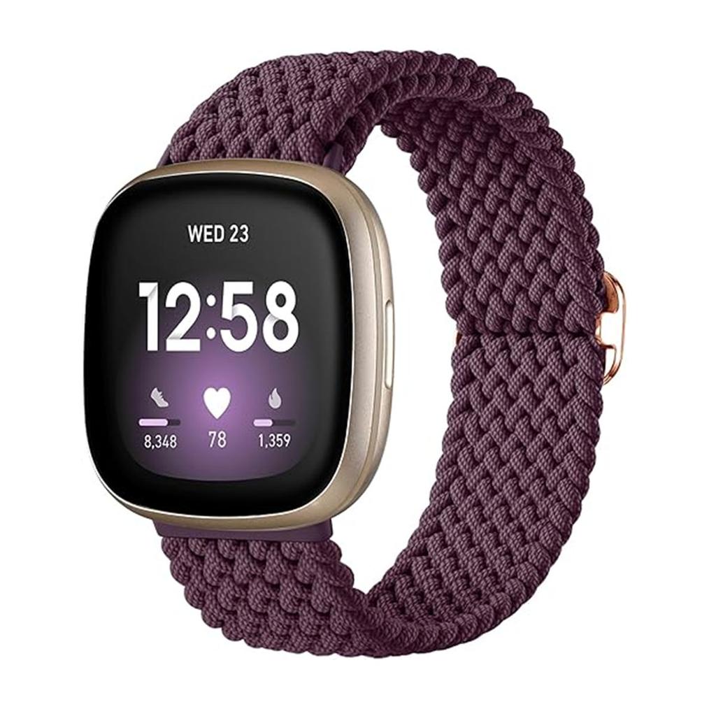 Weiches atmungsaktives verstellbares Schnellverschluss-Armband für Fitbit Versa4 3 Sense2 Versa2 Lite Sportband Herren Damen