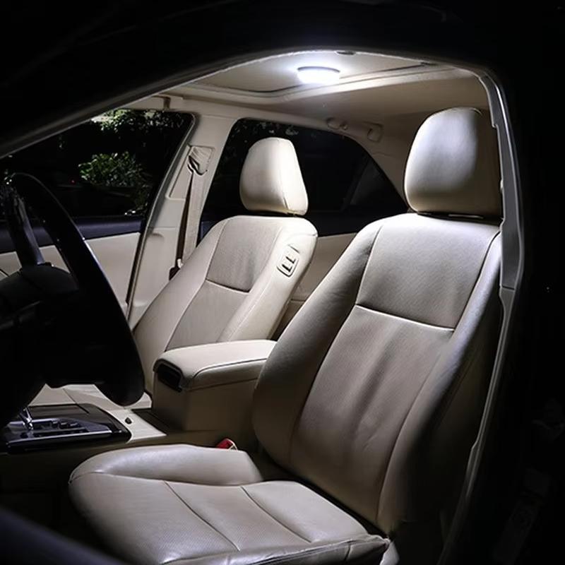 Rechargeable Car Reading Light LED Car Interior Touch Light Night Reading Lamp Magnetic Mount Wireless Dome Light LED Touch Lamp