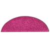 Step Mats 15 pcs. 56 x 17 x 3 cm Pink Semi Round