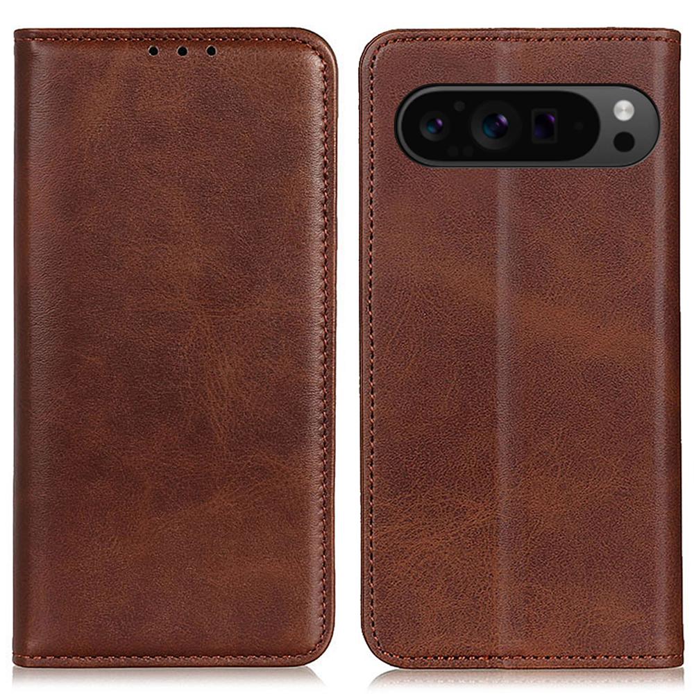 For Google Pixel 10 Pro XL/9 Pro XL Case Stand Hidden Magnetic Adsorption Split Leather Phone Cover